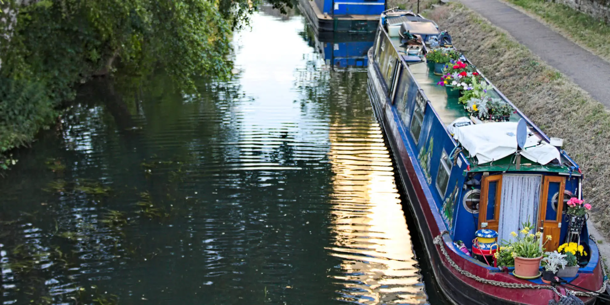 An image depicting the trail Bishop's Stortford to Roydon - Stort Navigation and its surrounding area.
