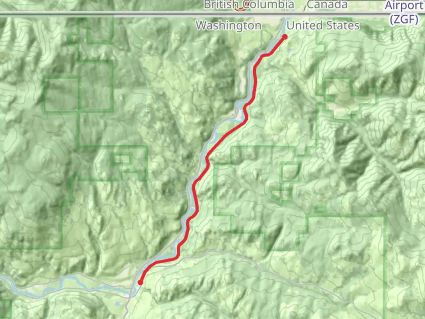 An image depicting the trail Ferry County Rail Trail - Curlew and its surrounding area.
