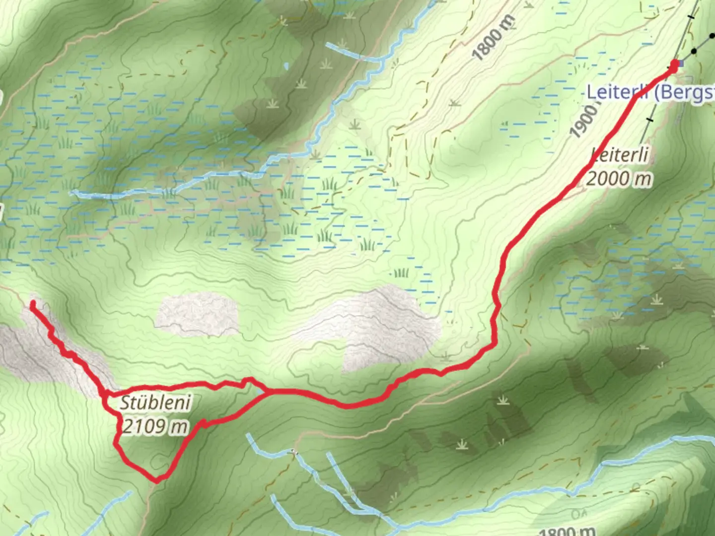 An image depicting the trail Höhenrundweg Gryden and its surrounding area.