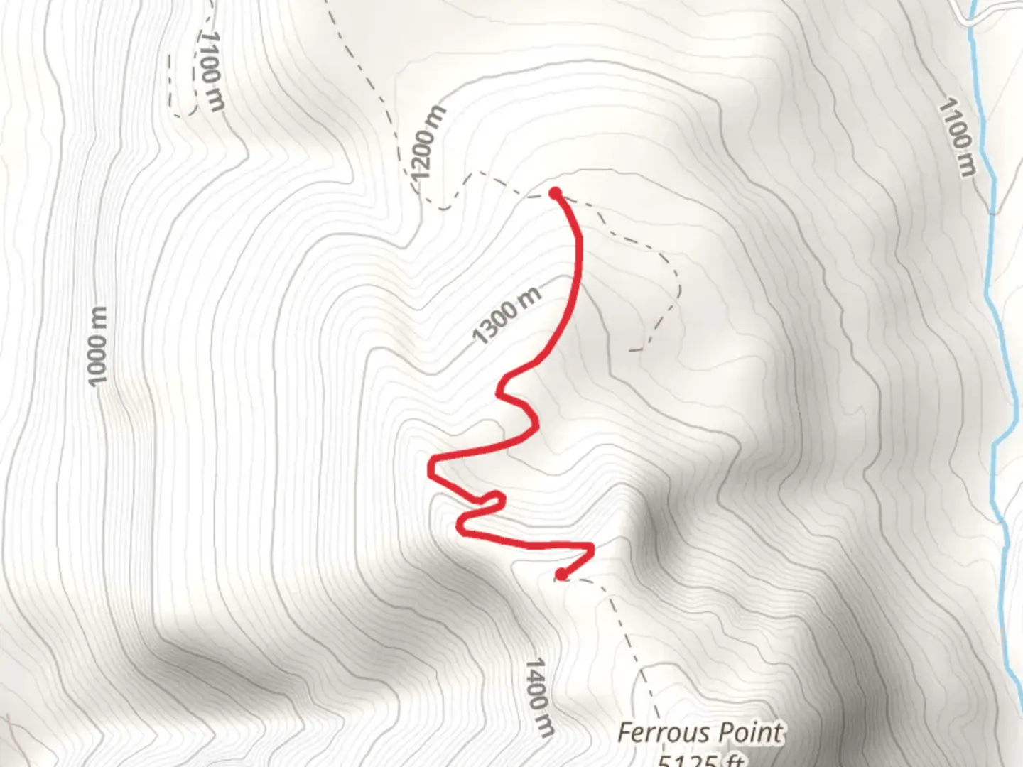An image depicting the trail French Butte Trail and its surrounding area.