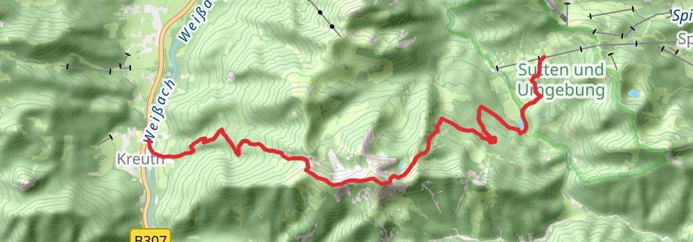 Via Alpina - Purple Trail stage 50 Map