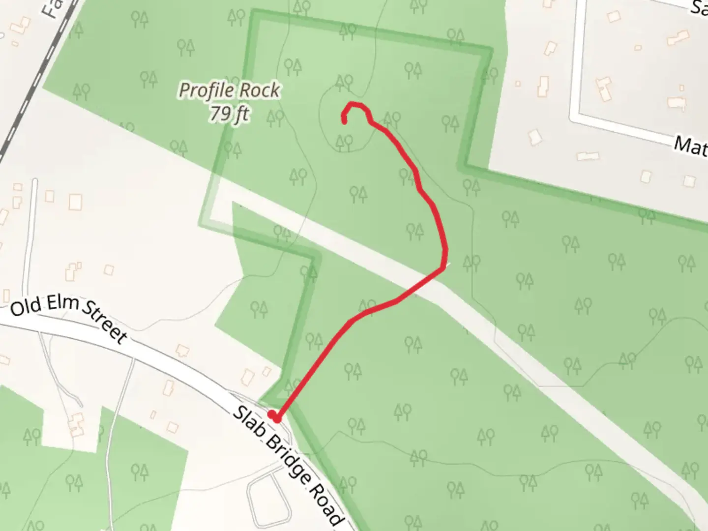 An image depicting the trail Profile Rock Trail and its surrounding area.