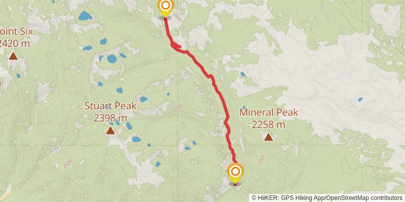 Rattlesnake Creek Trail stage 2 Map