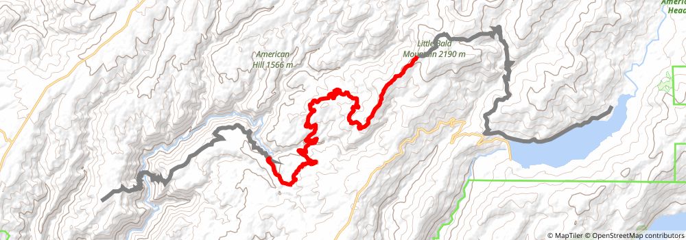 American Discovery Trail South Route stage 379 Map