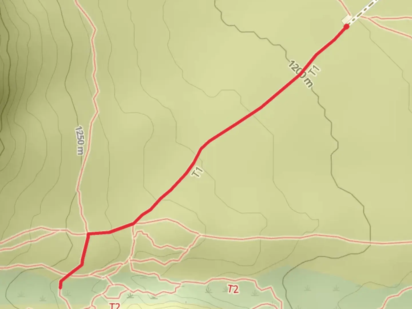 An image depicting the trail North Oak Creek Canyon and its surrounding area.