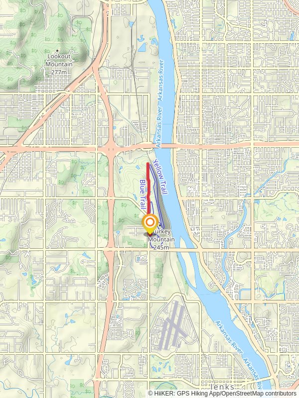 Blue Trail and Powerline Trail