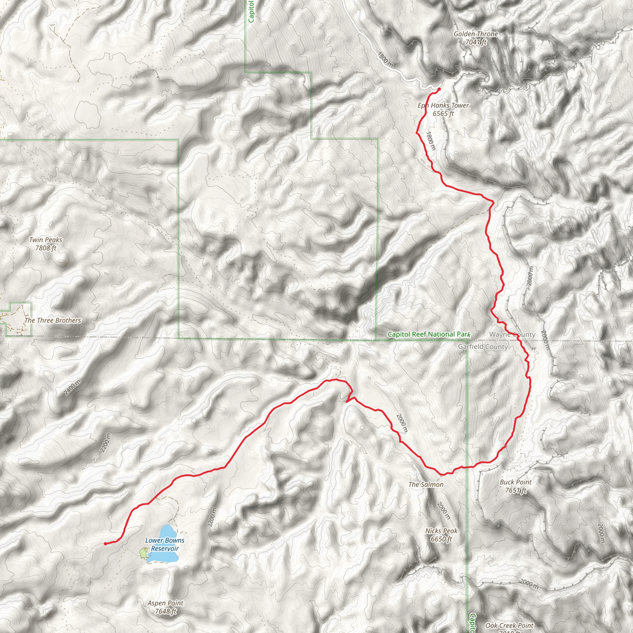 Tantalus Flats and Pleasant Creek Road mobile static map