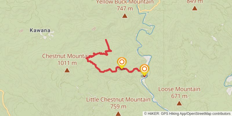 Pine Ridge Trail stage 2 Map