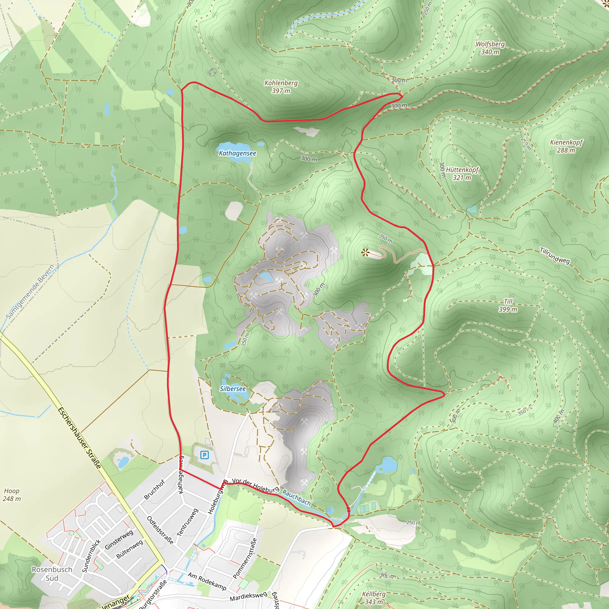 Grosser Homburg Loop mobile static map