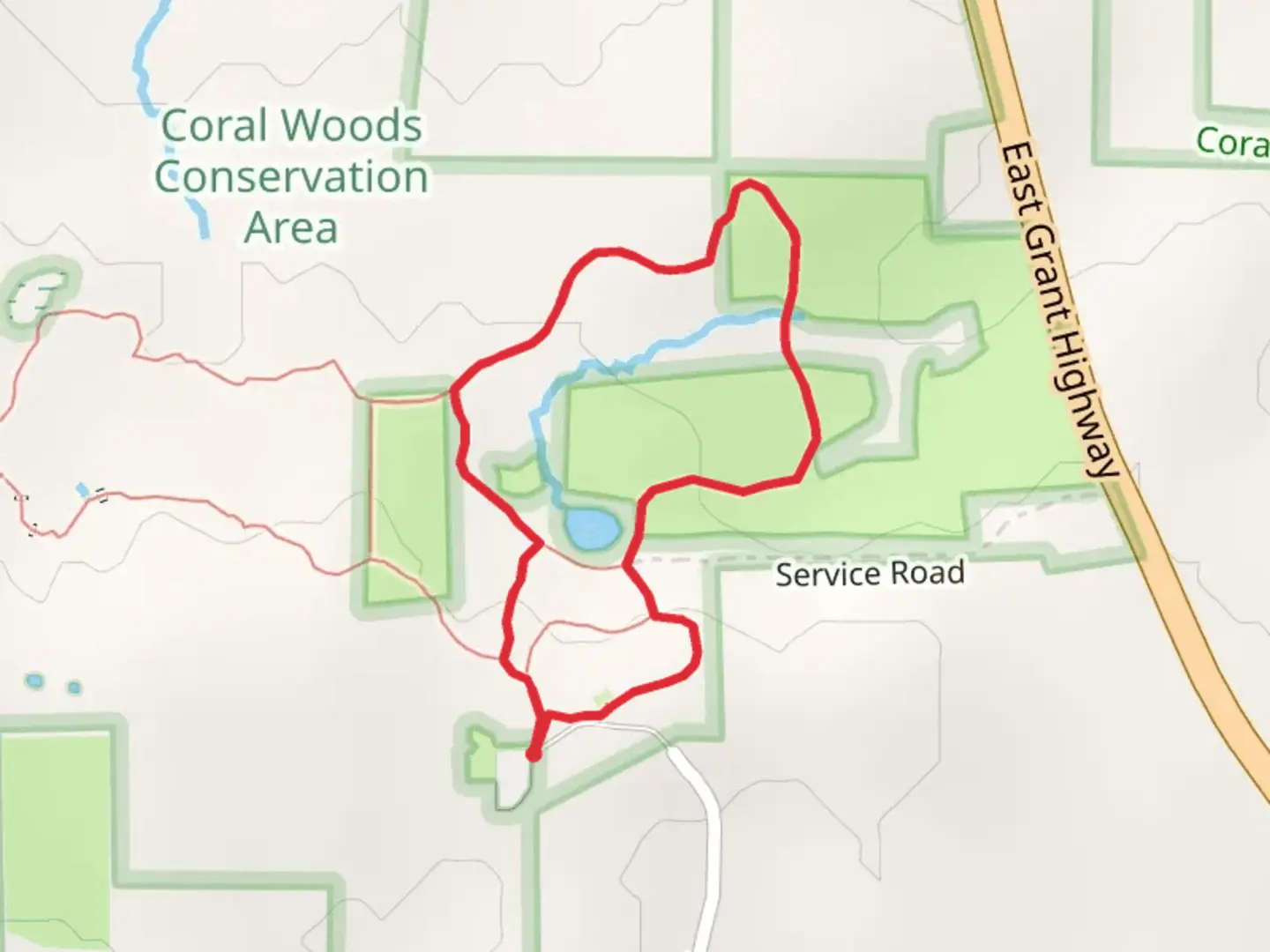 An image depicting the trail Coral Woods Conservation Area - Hiking Trail and its surrounding area.