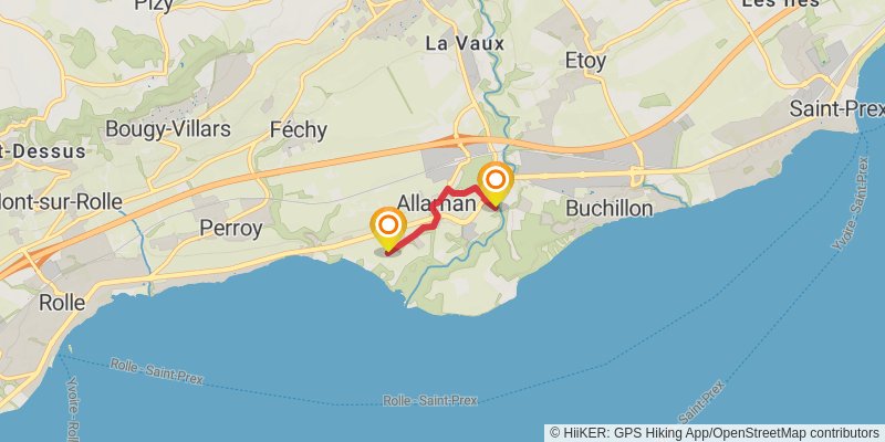 Camino Rheineck - Geneva alt 8 Map