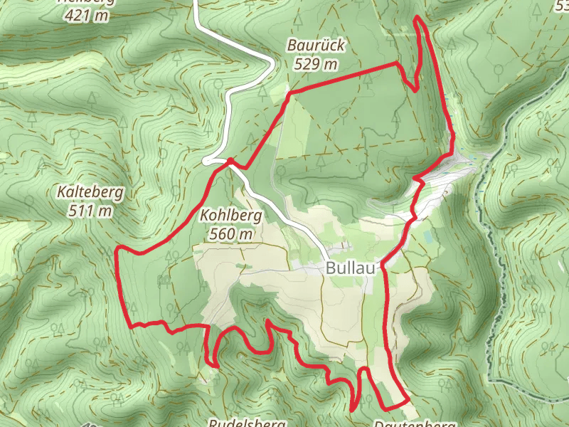 Rundwanderweg Bullau and Nibelungensteig
