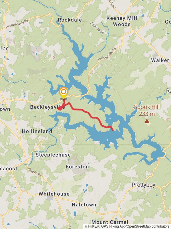 Prettyboy Reservoir from Beckleysville Road