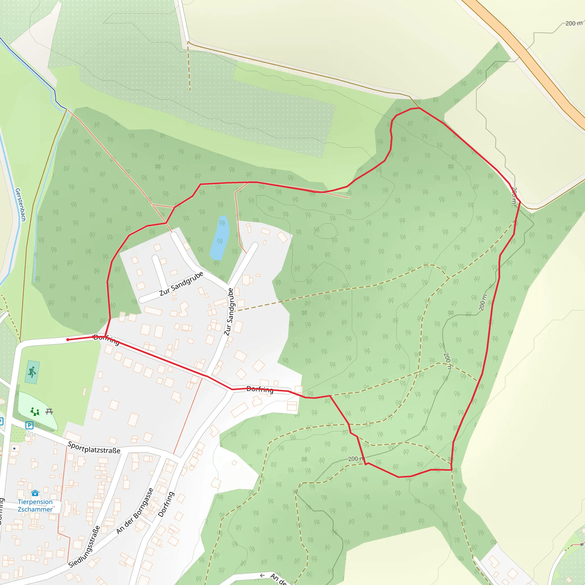 Wilhelm Pieck Siedlung Circle mobile static map