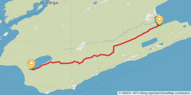 Feldtmann Ridge Trail stage 2 Map