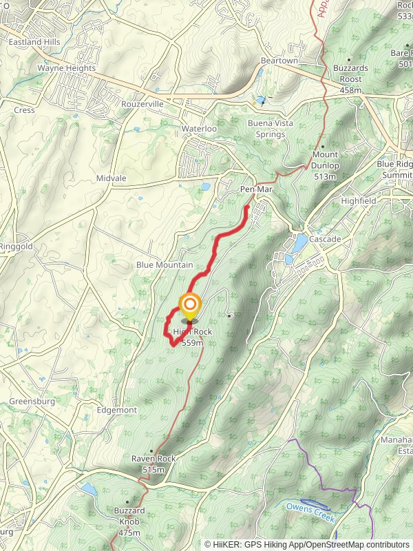 High Rock via Appalachian Trail