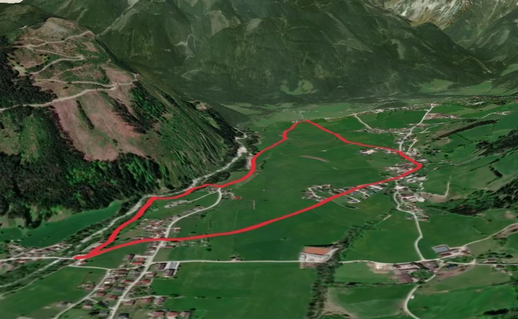An image depicting the trail Haller Salt Nature Trail and its surrounding area.