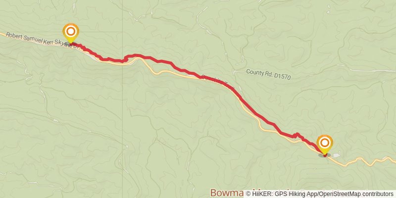 Ouachita National Recreation Trail - Oklahoma stage 3 Map