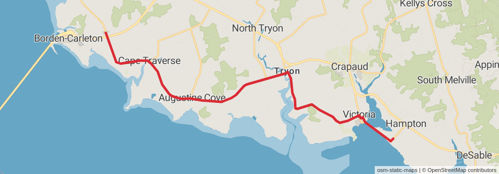 The Island Walk - Prince Edward Island stage 3 Map