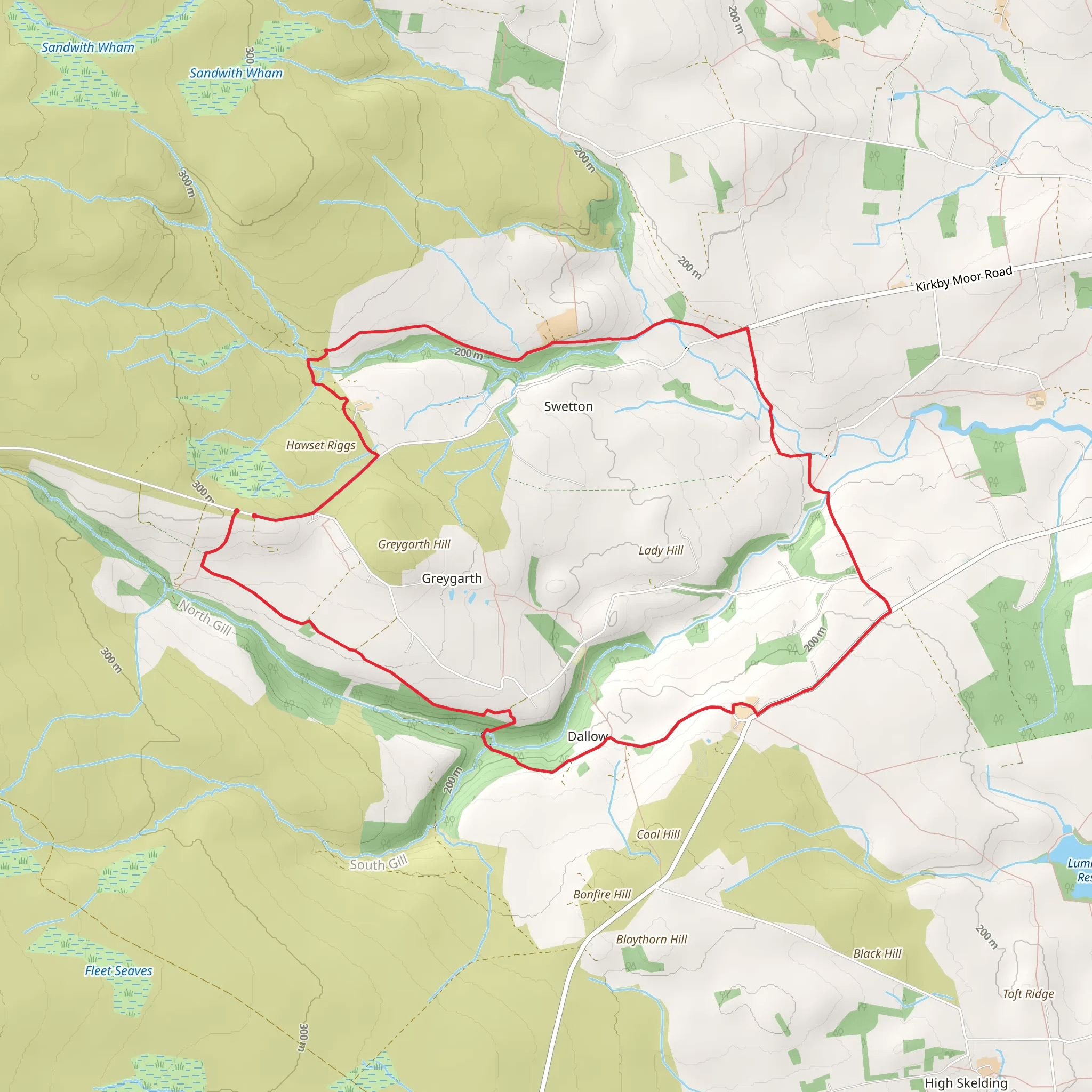 Crackpots Mosaic Trail mobile static map