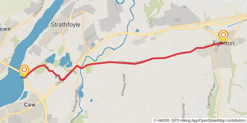 Slí Cholmcille stage 12 Map