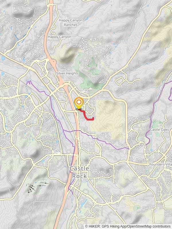 Castle Rock mobile static map
