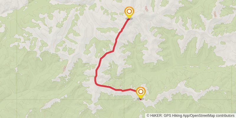 Chena Dome Trail stage 2 Map