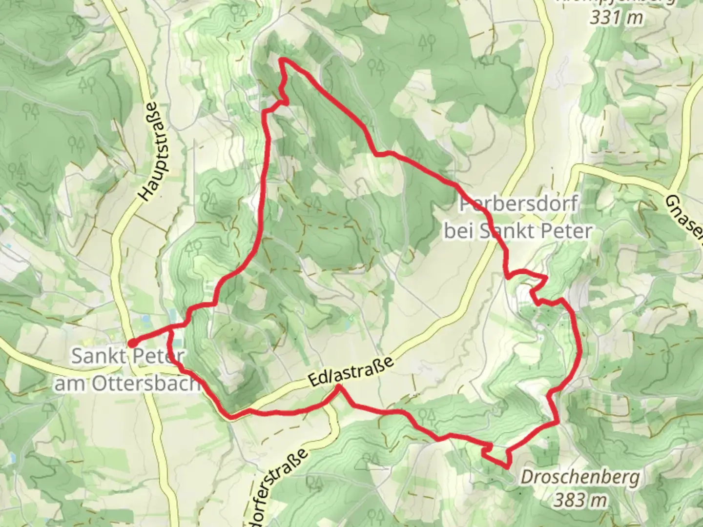 An image depicting the trail Prof Fred Strohmaier Path and its surrounding area.