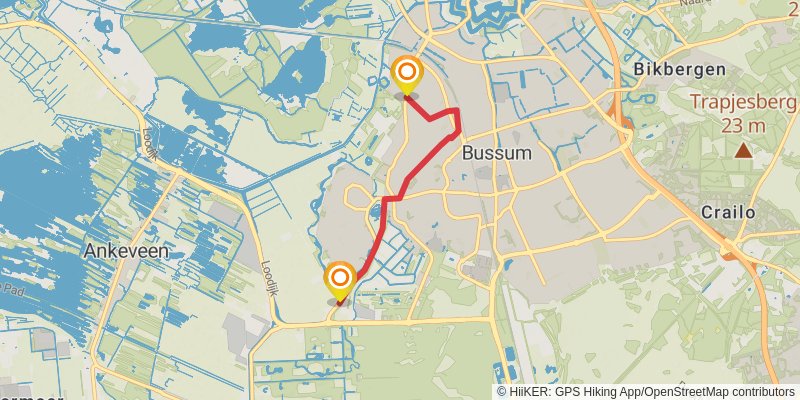 Trekvogelpad alt 2 Map