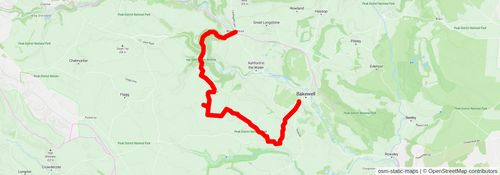 Monsal Dale from Bakewell stage 2 Map