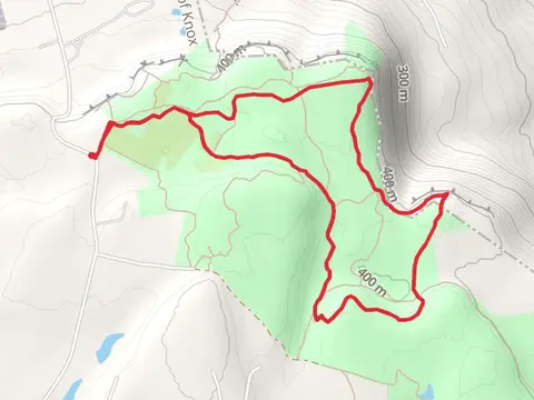 Hang Glider, Blue North and Fred Schroeder Memorial - Red Loop