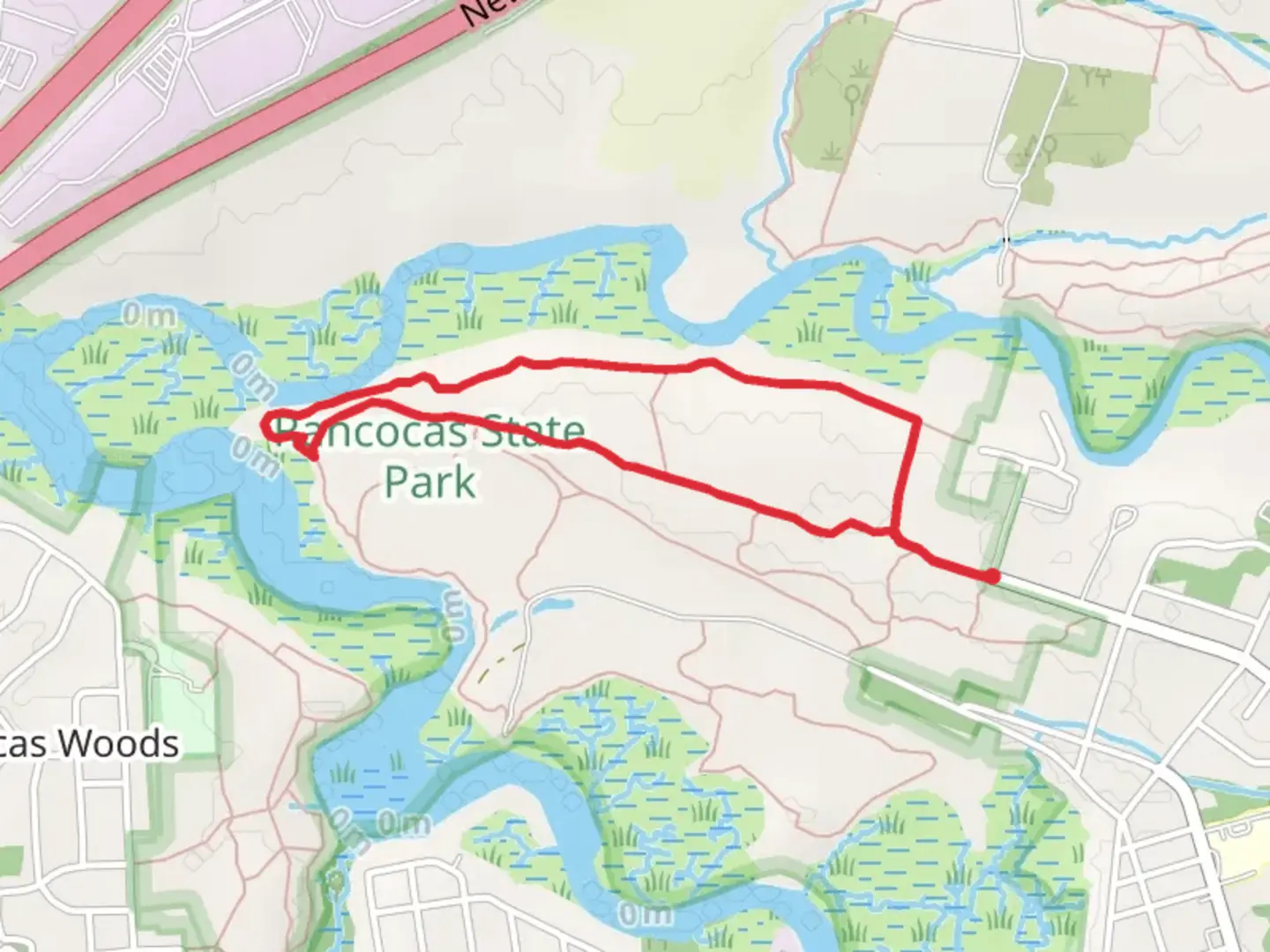 An image depicting the trail Creekside and Oak Ridge Loop Trail and its surrounding area.