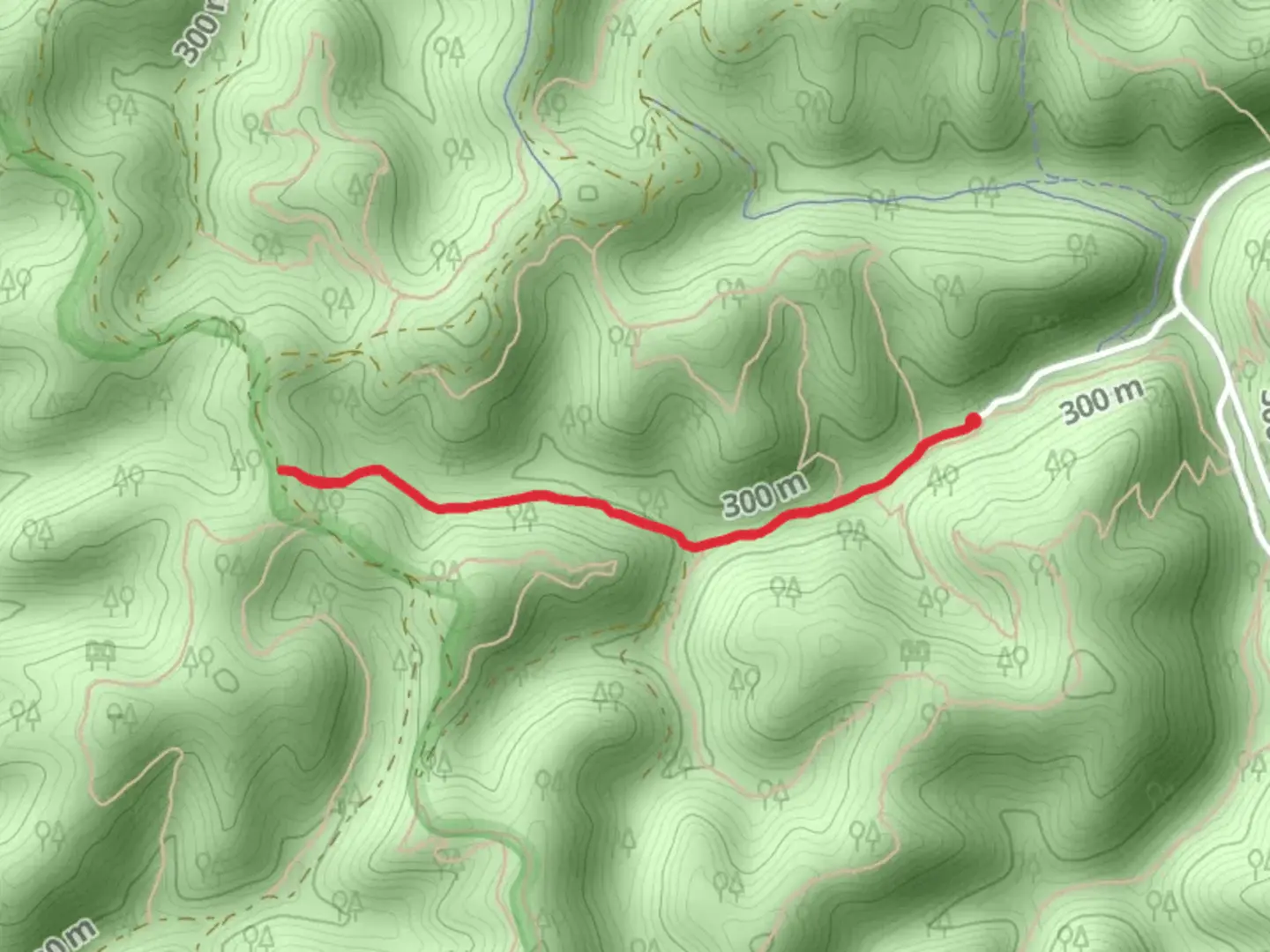 An image depicting the trail Hemlock Falls Trail and its surrounding area.