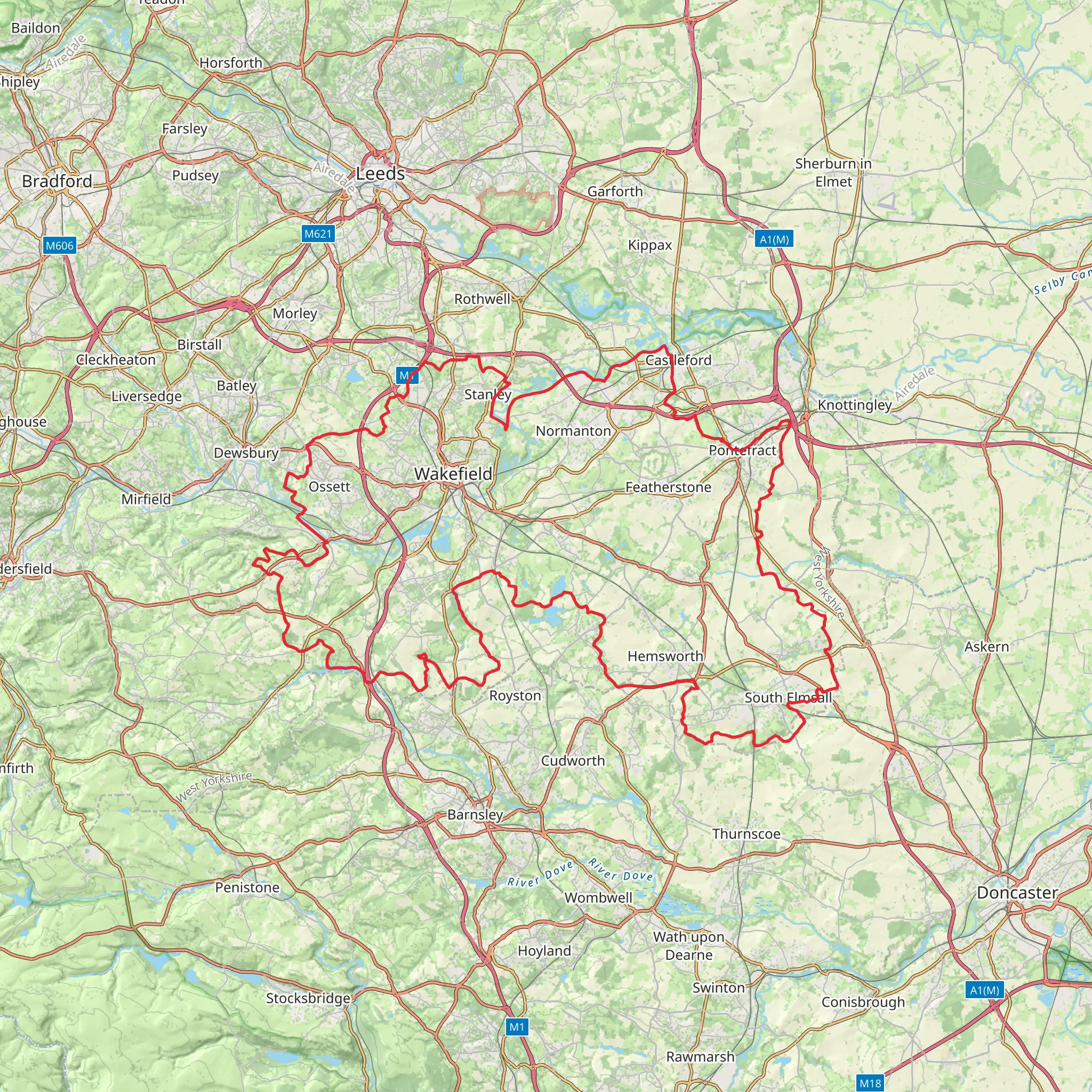 Wakefield Way mobile static map