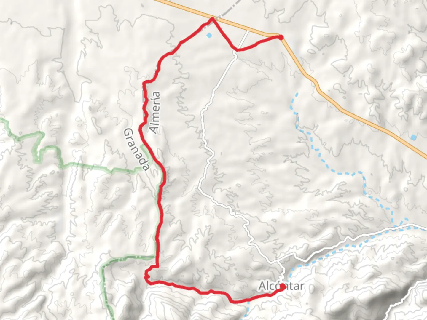 An image depicting the trail The Ricones PR A 358 and its surrounding area.