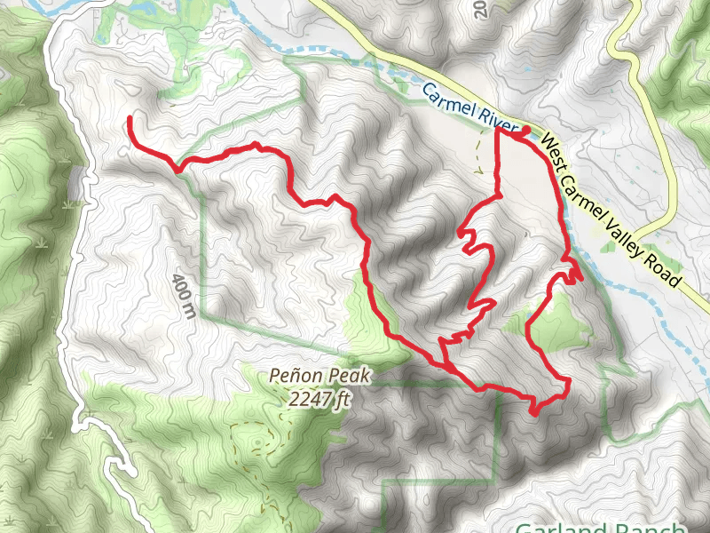 Waterfall Trail, Snively's Ridge Trail and Sage Trail Loop