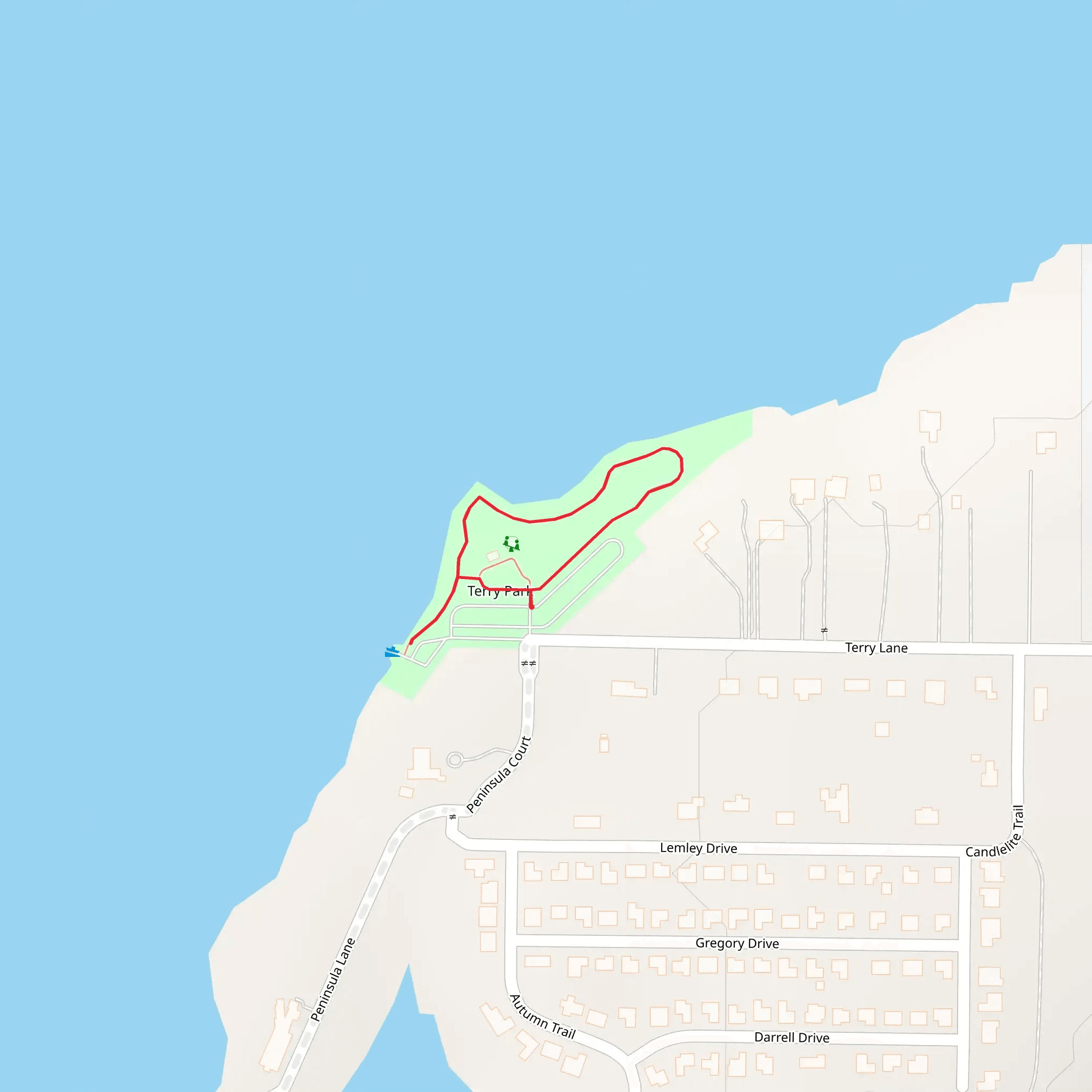 Terry Park Loop mobile static map