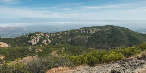 An image depicting the trail Point Mugu State Park Loop and its surrounding area.
