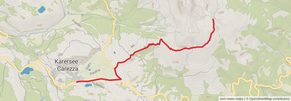 Sentiero Italia - Alps Section stage 45 Map