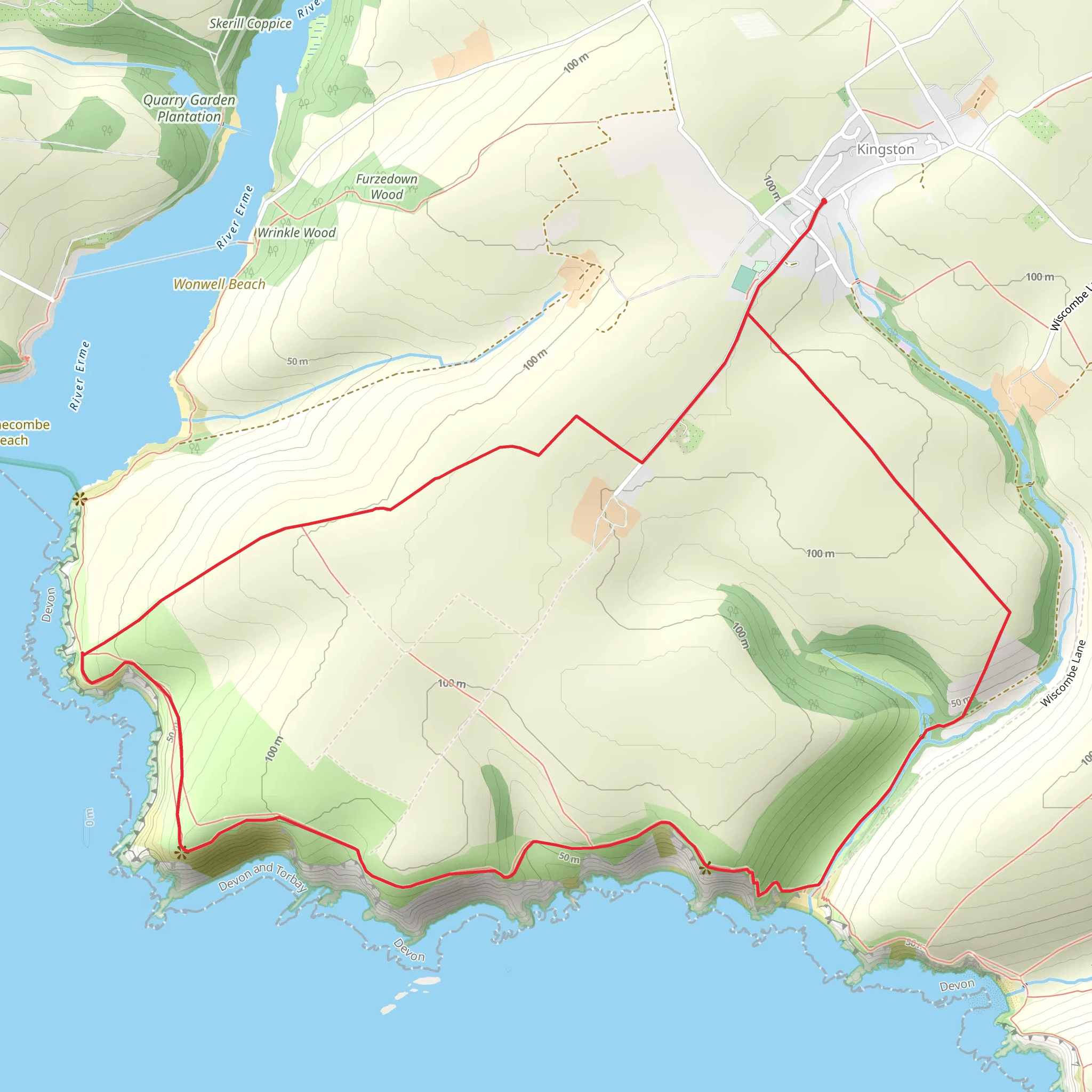 Hoist Point Walk mobile static map