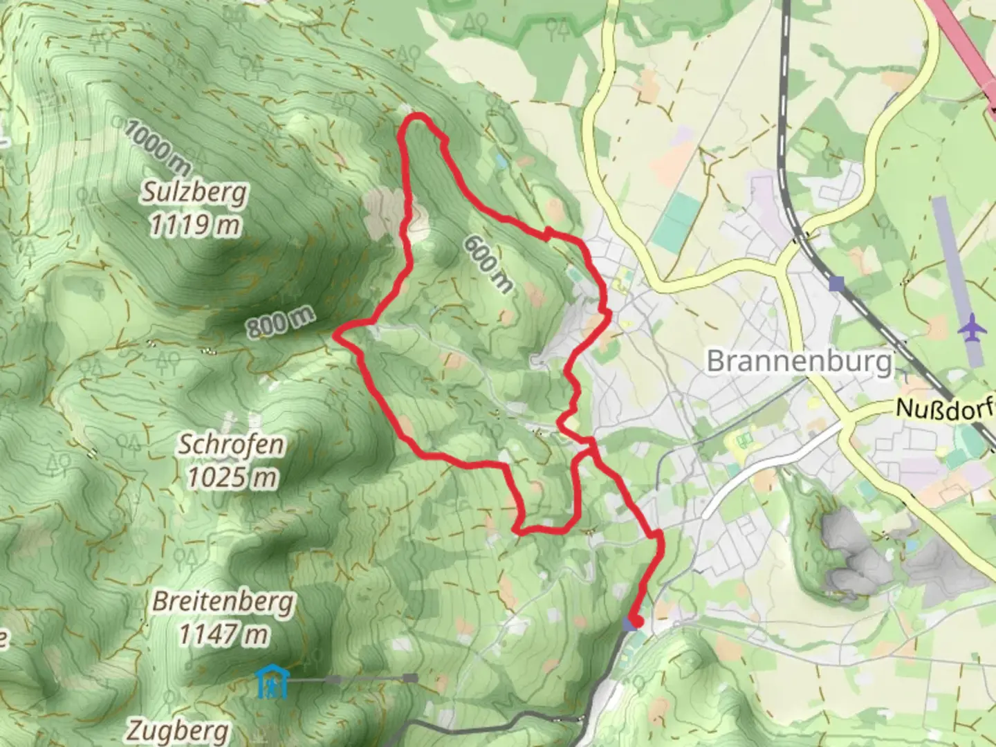 An image depicting the trail HAAS Loop Trail and its surrounding area.