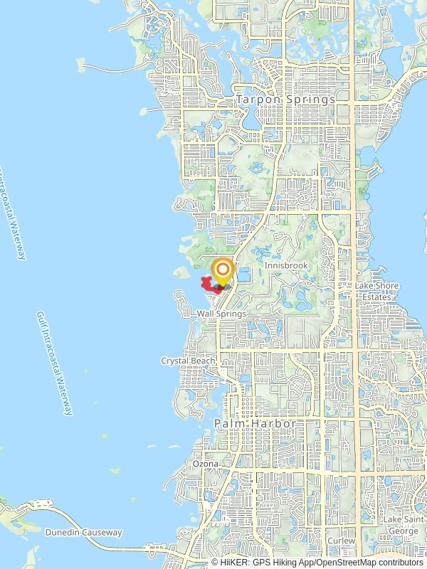 Wall Springs Park Loop mobile static map