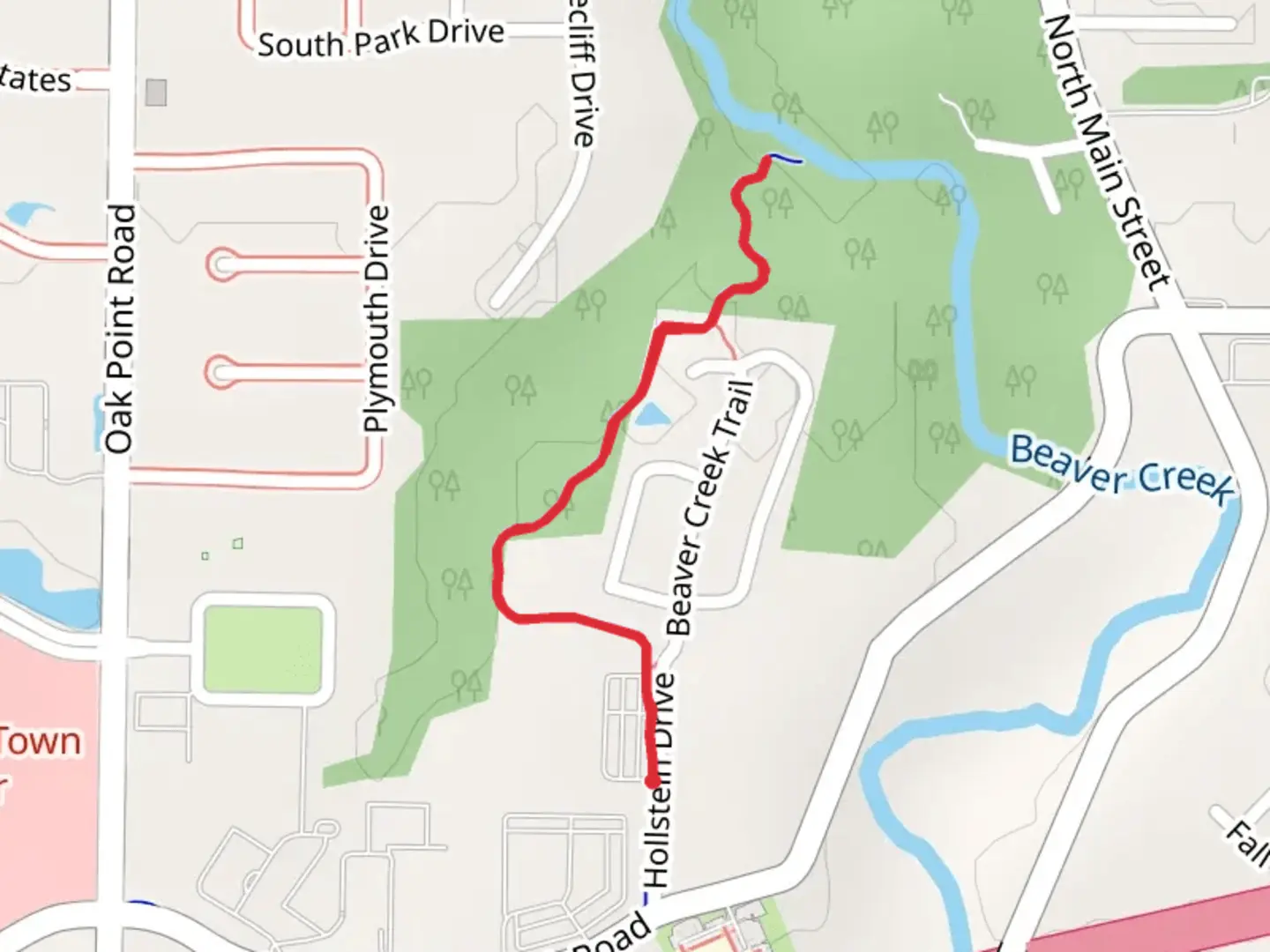 An image depicting the trail Beaver Creek Trail and its surrounding area.