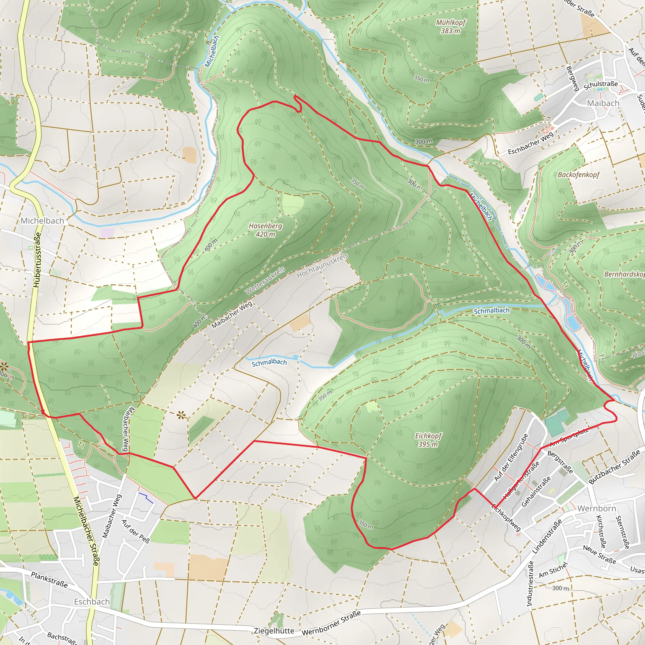 Hasenberg and Michelbach mobile static map