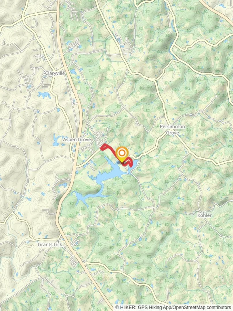 An image depicting the trail Picnic Area and Campbell County Lake Loop and its surrounding area.