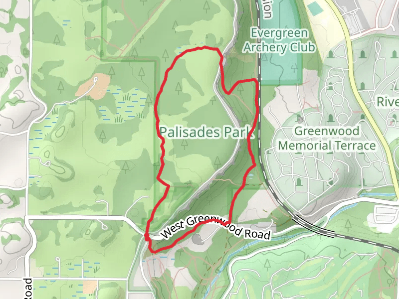 Trail 101 Loop - Palisades Park Loop