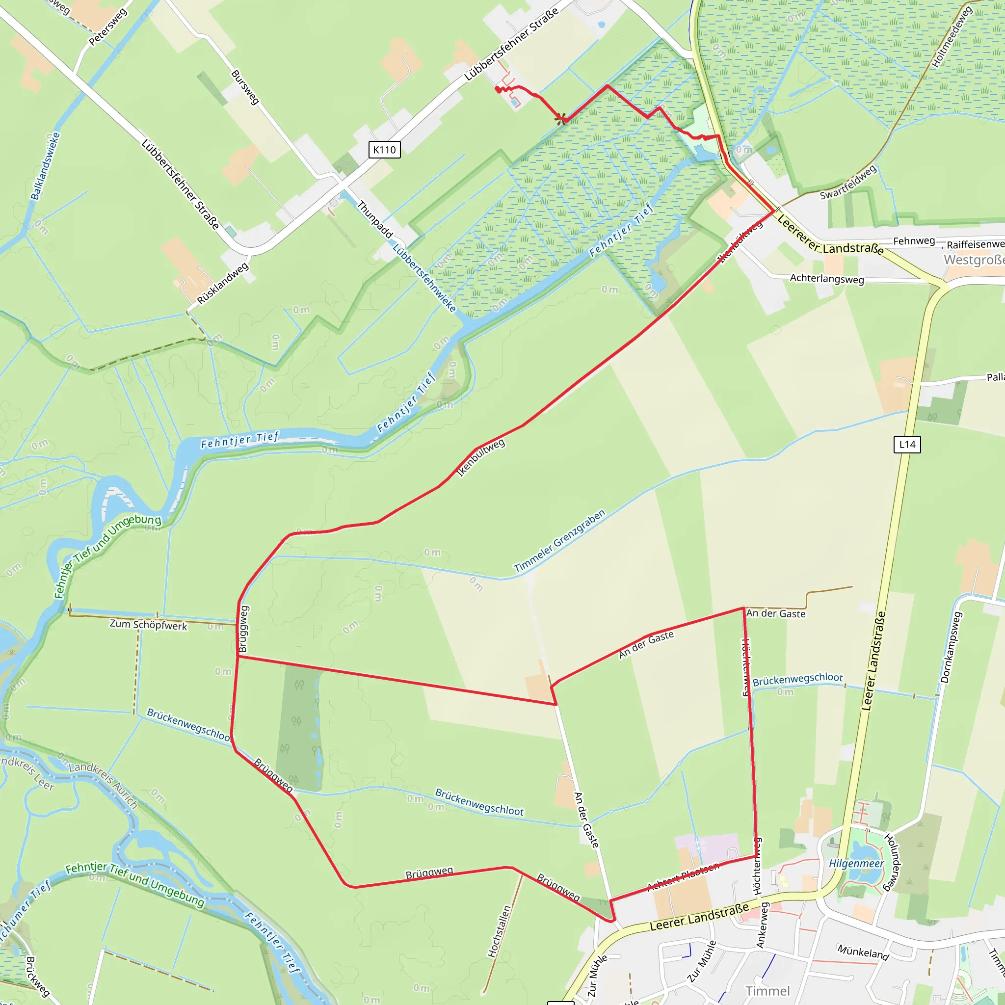 Timmel Walk mobile static map