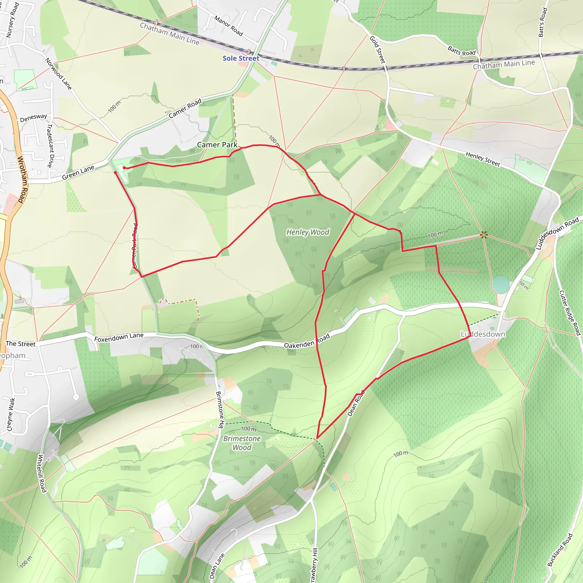 Camer Park mobile static map