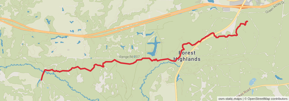 American Perimeter Trail - Florida Primary stage 8 Map
