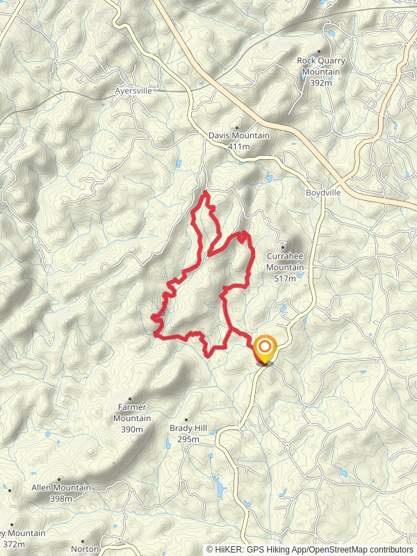 Leatherwood Creek, Latham Cemetary and Frady Branch Loop